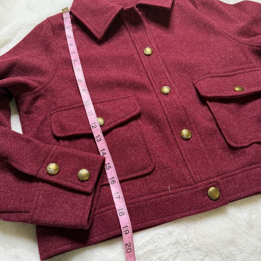 OGL CashSoft Point Collar Cargo Short Jacket – Plum Berry | Size L - Picture 3 of 7